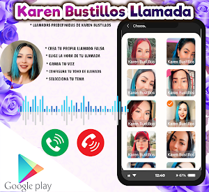 Karen Bustillos Llamada Falsa Screenshot 1