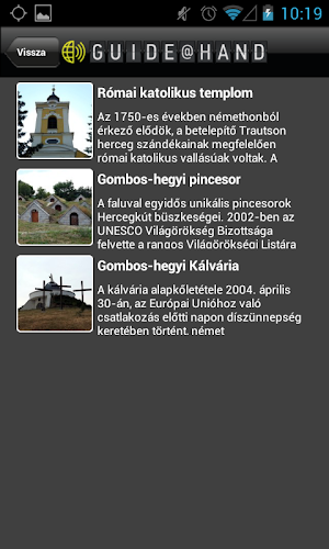 Hercegkút GUIDE@HAND Screenshot 2