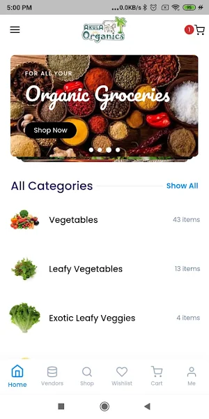 ER Grocery (Demo Multi-vendor) Screenshot 1