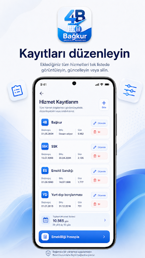Bağkur Emeklilik Hesaplama Screenshot 2