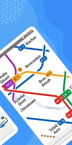 Singapore MRT and LRT FREE Screenshot 2