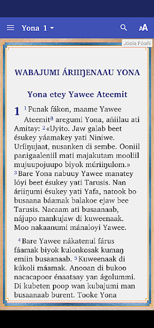 Yona / Jonah in Jola Fonyi Screenshot 0