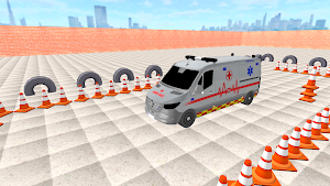 Ambulance game 3d parking Screenshot 0