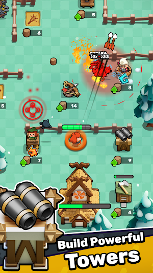 Archer Defender! - Tower RPG Screenshot 1