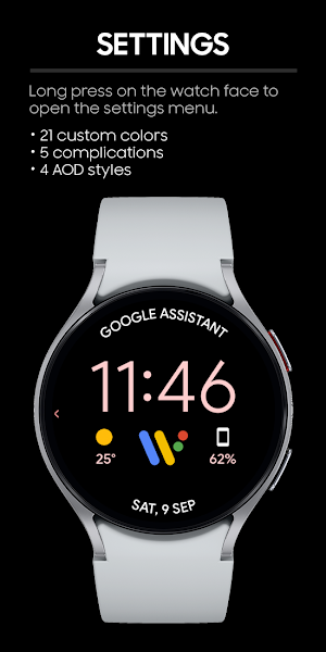 Digital Pixel Plus: Watch face Screenshot 2