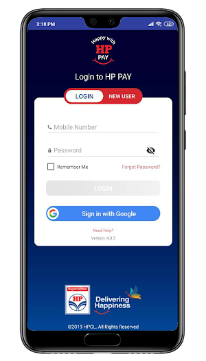HP PAY Screenshot 2