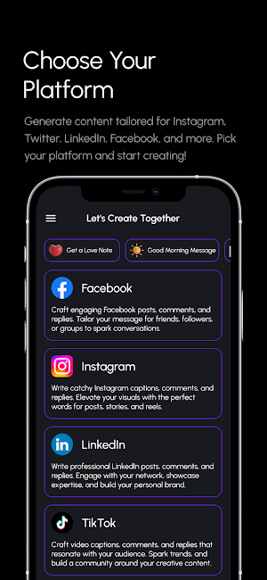 SOCIFY AI – Content Creator Screenshot 2