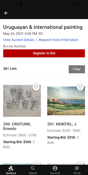 Zorrilla Subastas Live Bidding Screenshot 1