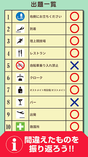 ピクトグラム名人[基本編] -街で見るマークや標識のクイズ- screenshot 5