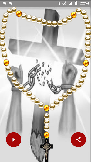 Holy Rosary Liberation with audio in French Screenshot 1