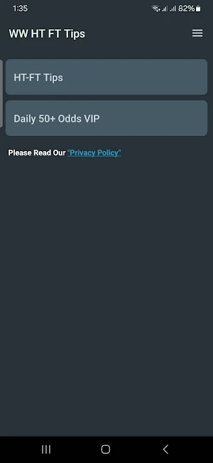 WW HT FT Betting Tips Screenshot 0