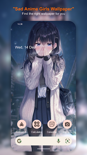 Sad Anime Girls Wallpapers 4K Screenshot 0