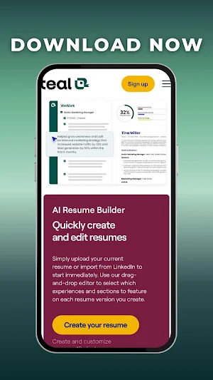 Teal: Ai App Resume Advisor Screenshot 3
