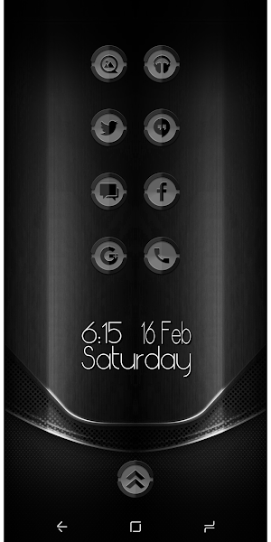 Bumper Gray Dark Icon Pack Screenshot 0