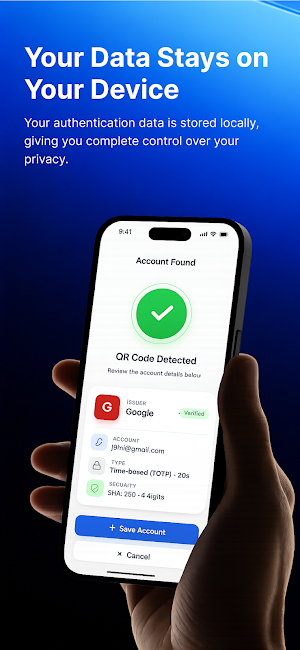 Simple Authenticator: TOTP Screenshot 1