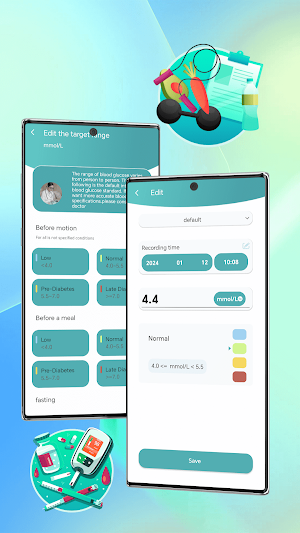 Blood Sugar Tracker: Record BP Screenshot 3