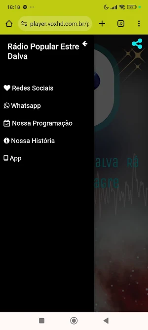 Rádio Popular Estrela Dalva Screenshot 2