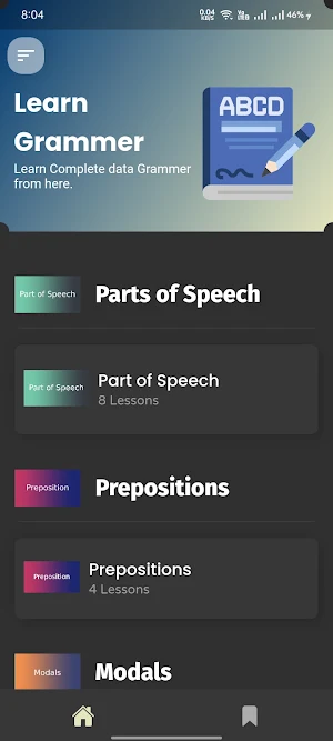 Learn Grammer Pro Screenshot 3
