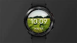 Footprints in Grass Watch Face Screenshot 0