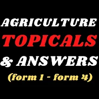 Agriculture; Topical Questions