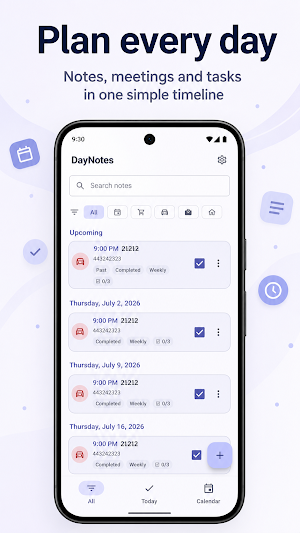 Daily Planner: Notes & Tasks Screenshot 0