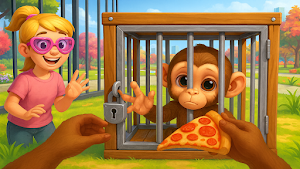 Monkey Chaos - Prank Simulator Screenshot 0