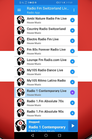 Radio Fm Switzerland Live App  Screenshot 2