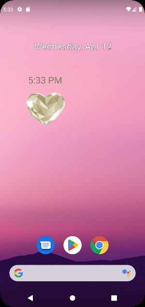 Gold Heart by Mooon Screenshot 0