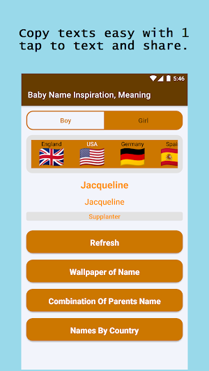 Baby Name Inspiration, Meaning Screenshot 3