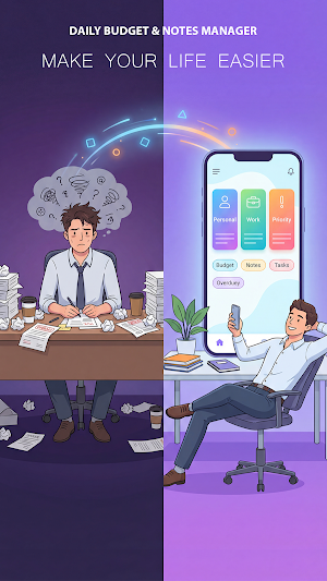 Daily Budget & Notes Manager Screenshot 2