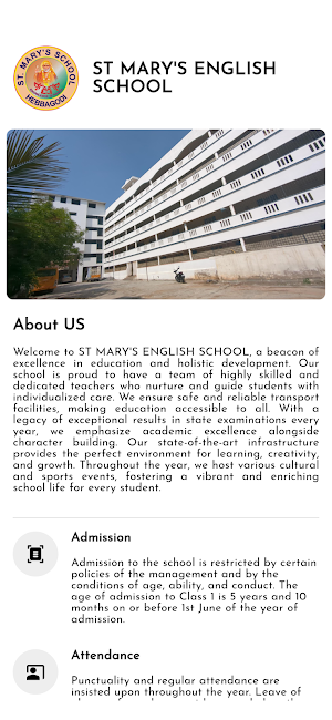 ST Mary's English School Screenshot 0