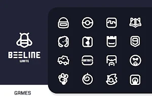 BeeLine White Iconpack Screenshot 3