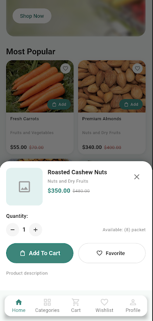 Fresh Groceries Screenshot 2