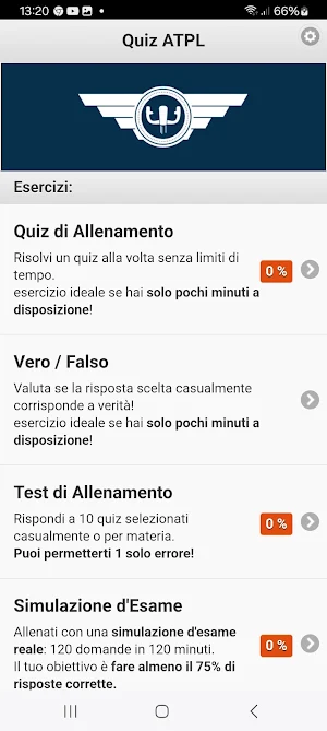 Quiz ATPL Italiano Screenshot 0
