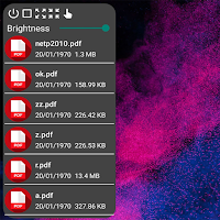 Floating PDF reader