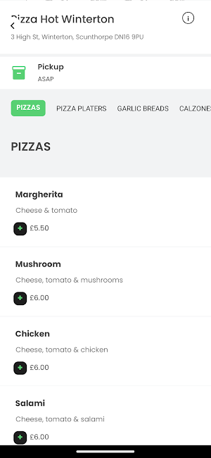 Pizza Hot Winterton Screenshot 0