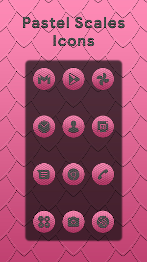 Scales Gray On Pink Icons Screenshot 0