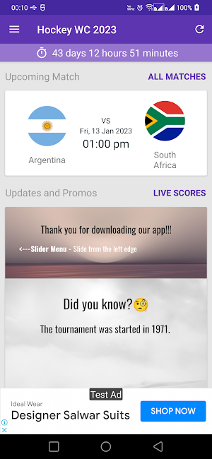 Hockey World Cup 2023 Schedule Screenshot 0