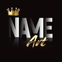 Name Art Photo Editing 3D Text