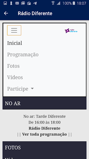 Rádio Diferente Screenshot 3
