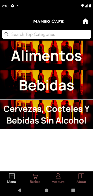 Mambo Cafe Screenshot 1