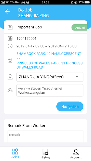 Solotracking Worker Screenshot 3