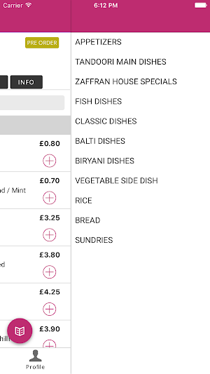 Zaffran Indian Cuisine Screenshot 1