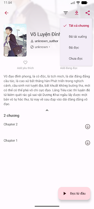 Mê đọc truyện Screenshot 3