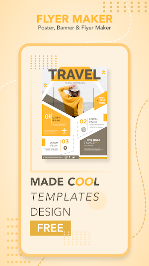 Flyer, Poster & Banner design maker Screenshot 0