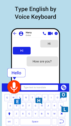 English Voice Typing Keyboard Screenshot 0
