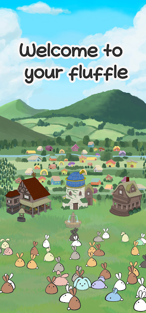 Fluffle: Bunny Idle Clicker Screenshot 0
