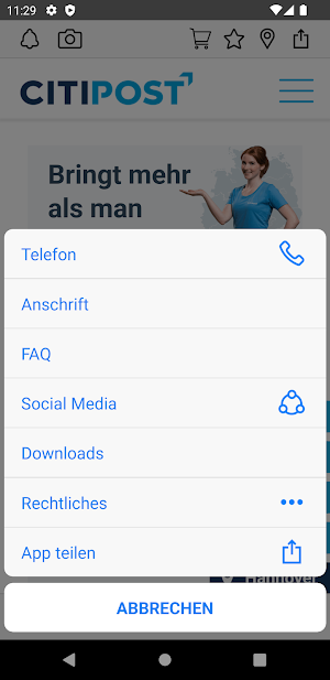CITIPOST Hannover Screenshot 3