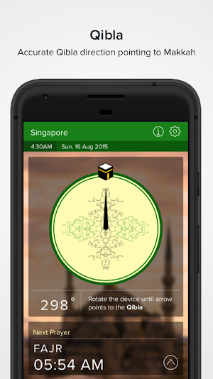 Muslim World: Elegant Prayer Times Screenshot 0