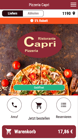 Pizzeria Capri Screenshot 0